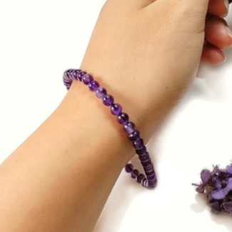 Amethyst Bracelet 5mm