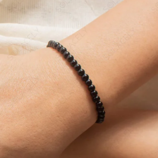 Black Tourmoline Bracelet 5mm
